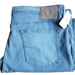 NWT AG 40X32 Adriano Goldschmied Everett SUD Slim Straight Slate Grey Blue $178